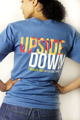 UPSIDEDOWN Blue T-Shirt - Illumination Publishers