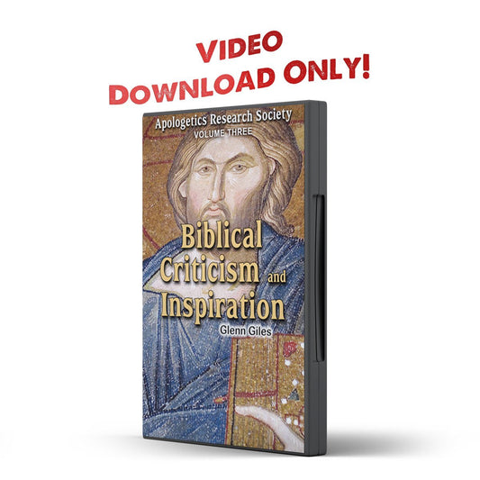 Vol 03 ARS Biblical Criticism and Inspiration - Illumination Publishers